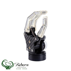 Carbon fiber myoelectric hand for BE